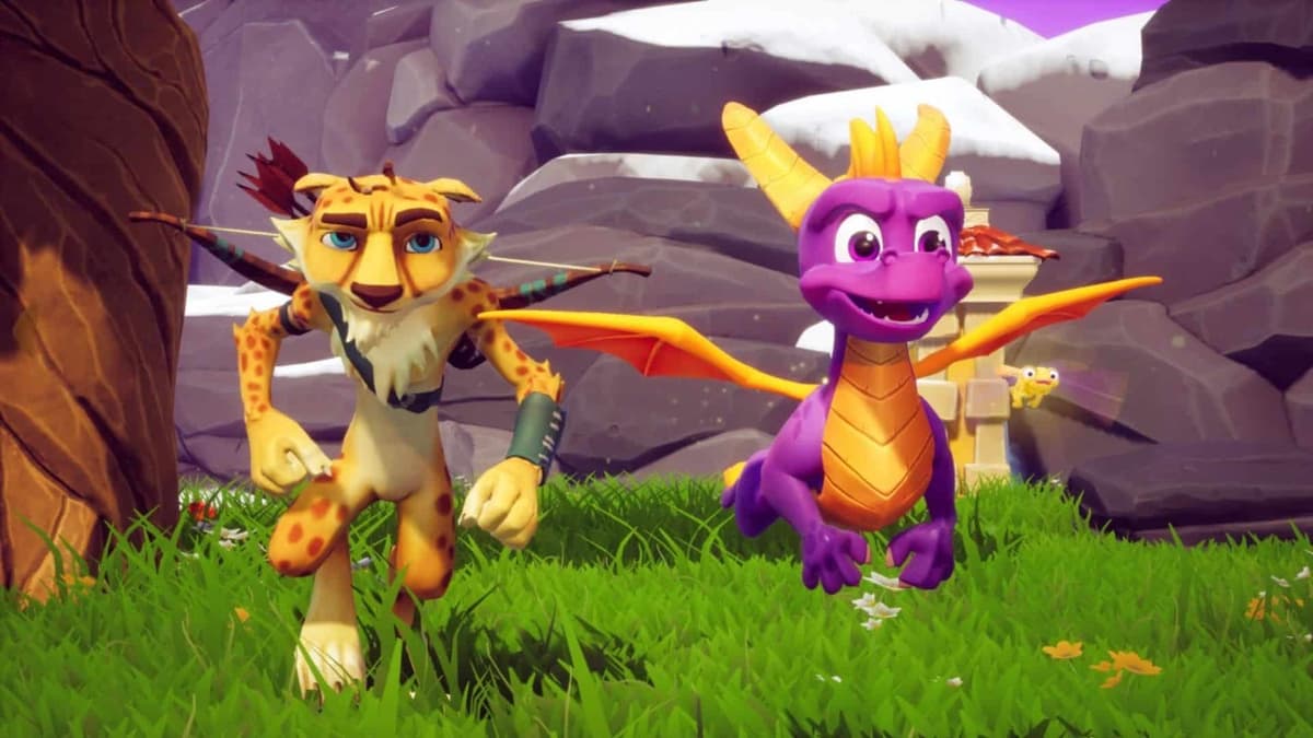 spyro and hunter together in spyro