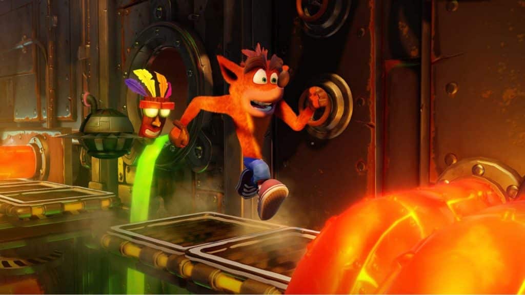 crash bandicoot platforming