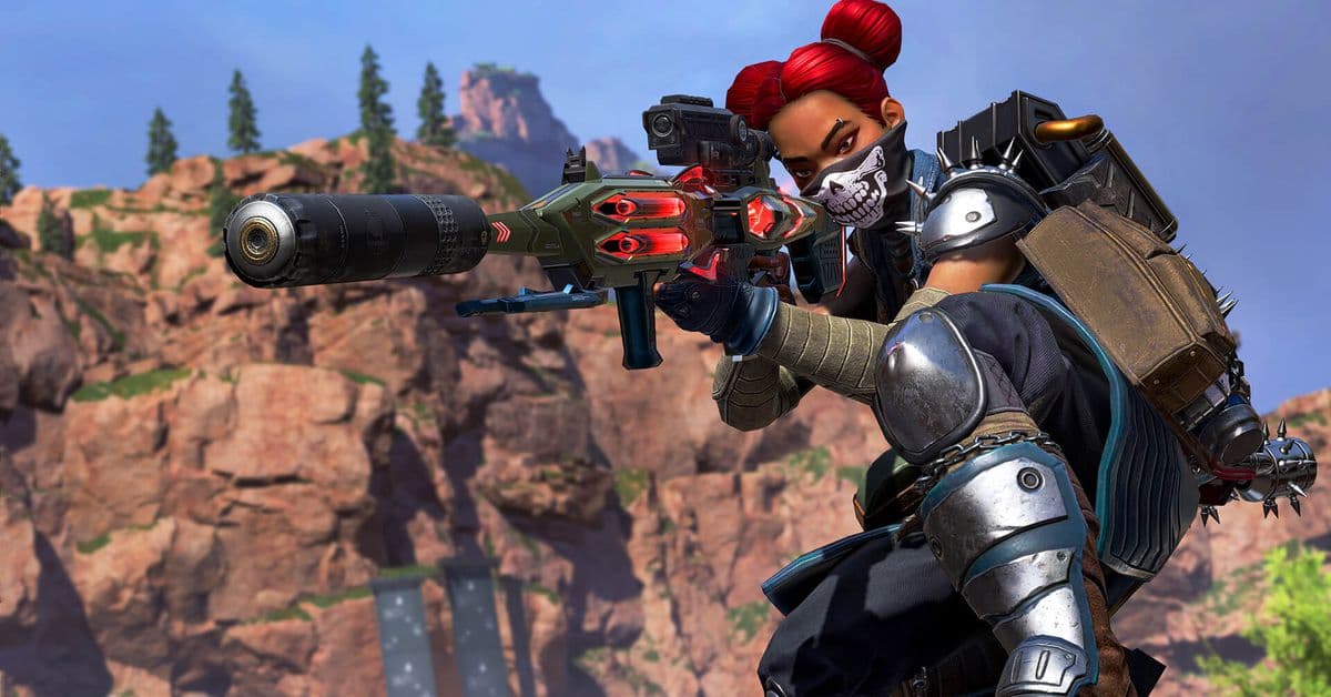 apex legends lifeline with a sniper