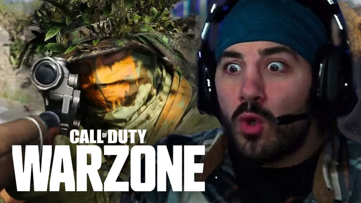 NICKMERCS shocked by Warzone sniper.