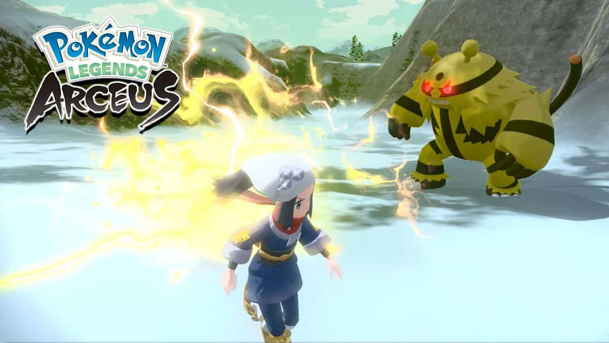 Pokemon Legends Arceus gameplay footage alpha pokemon