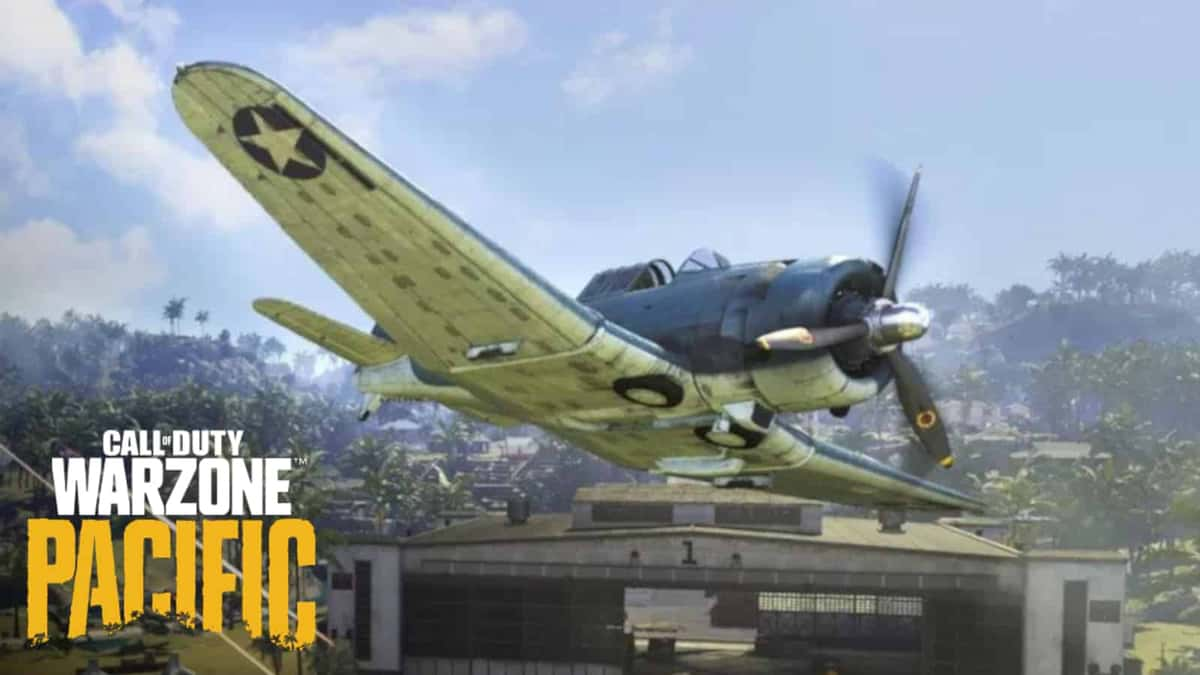 call of duty warzone pacific caldera plane