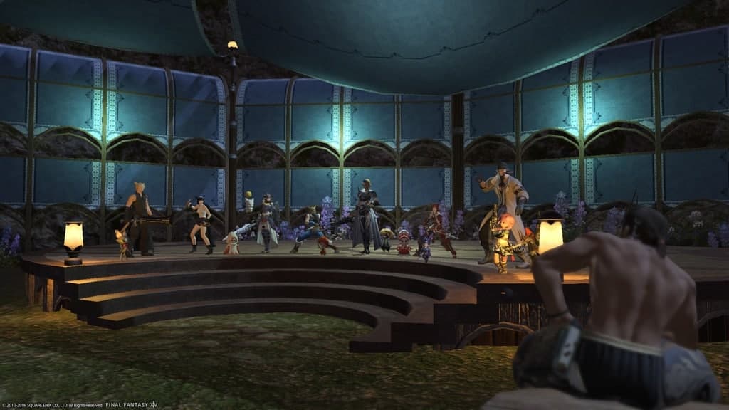 ffxic old gridania amphitheater