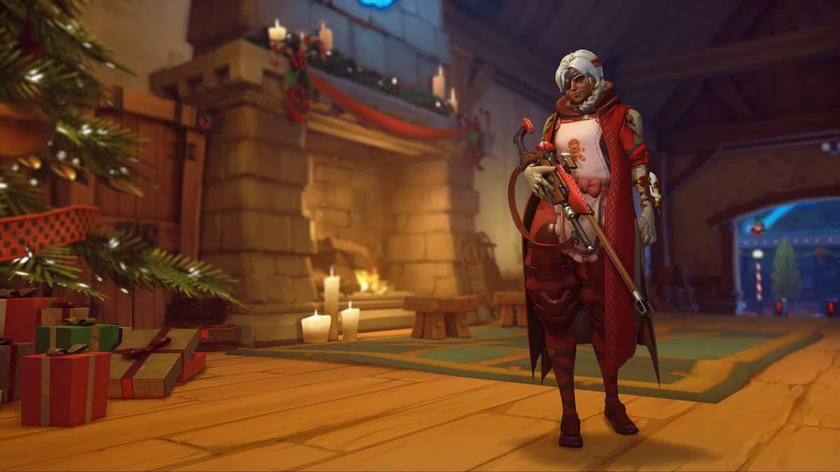 overwatch winter wonderland gingerbread ana 2020 skin