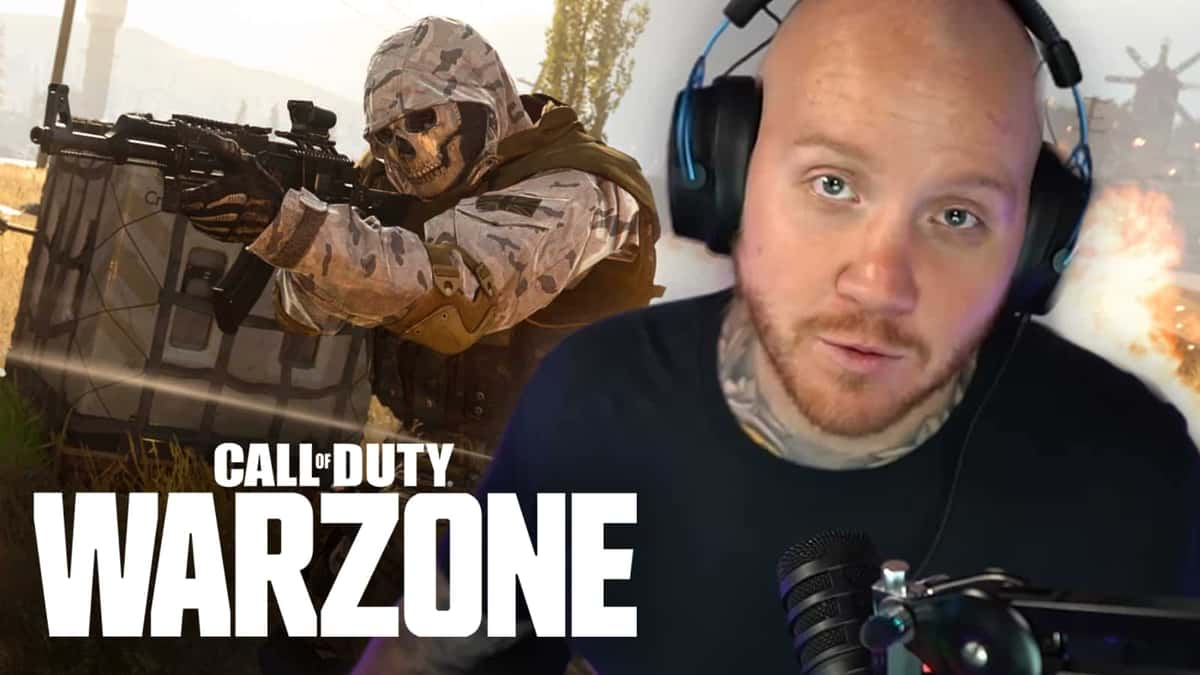 TimTheTatman next to Warzone loadout drops.