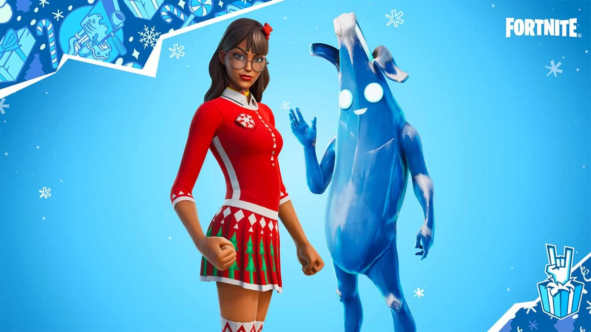 Krisabelle and Polar Peely skins in Fortnite