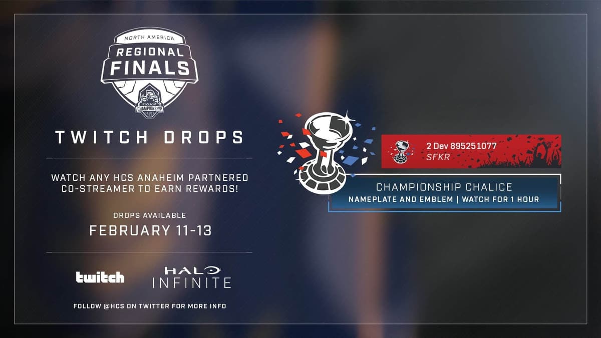 HCS Twitch Drop rewards