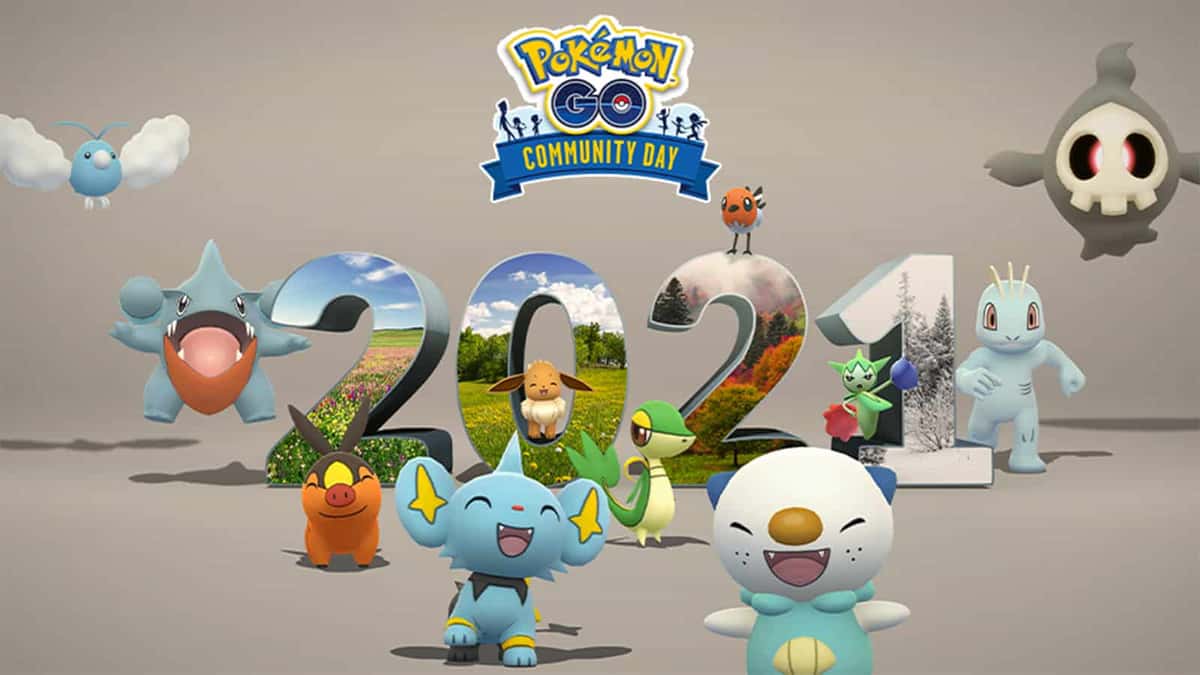 The schedule for Pokemon Go December 2021 Community Day