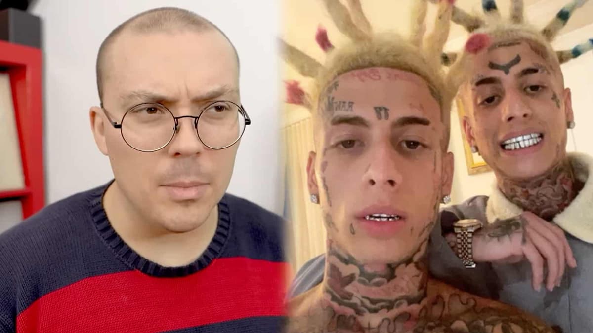 YouTuber The Needle Drop Anthony Fantano next to TikTok singers The Island Boys