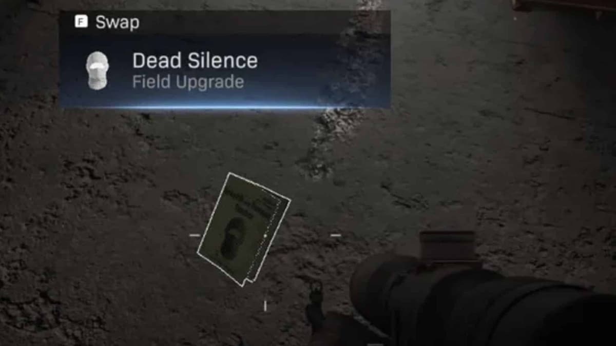 dead silence equipment in warzone