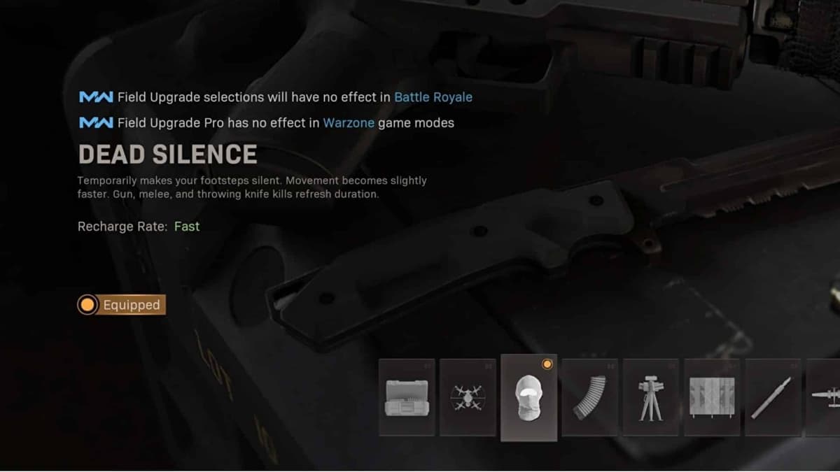 dead silence description in warzone