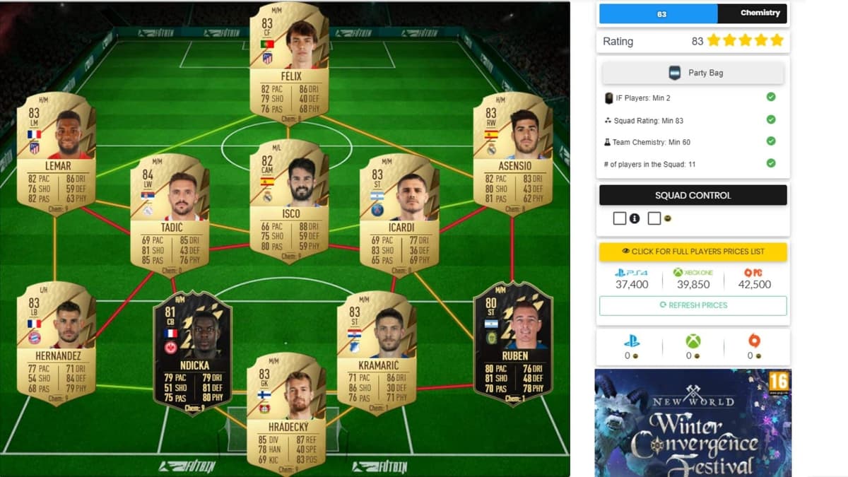 party bag sbc solution futbin