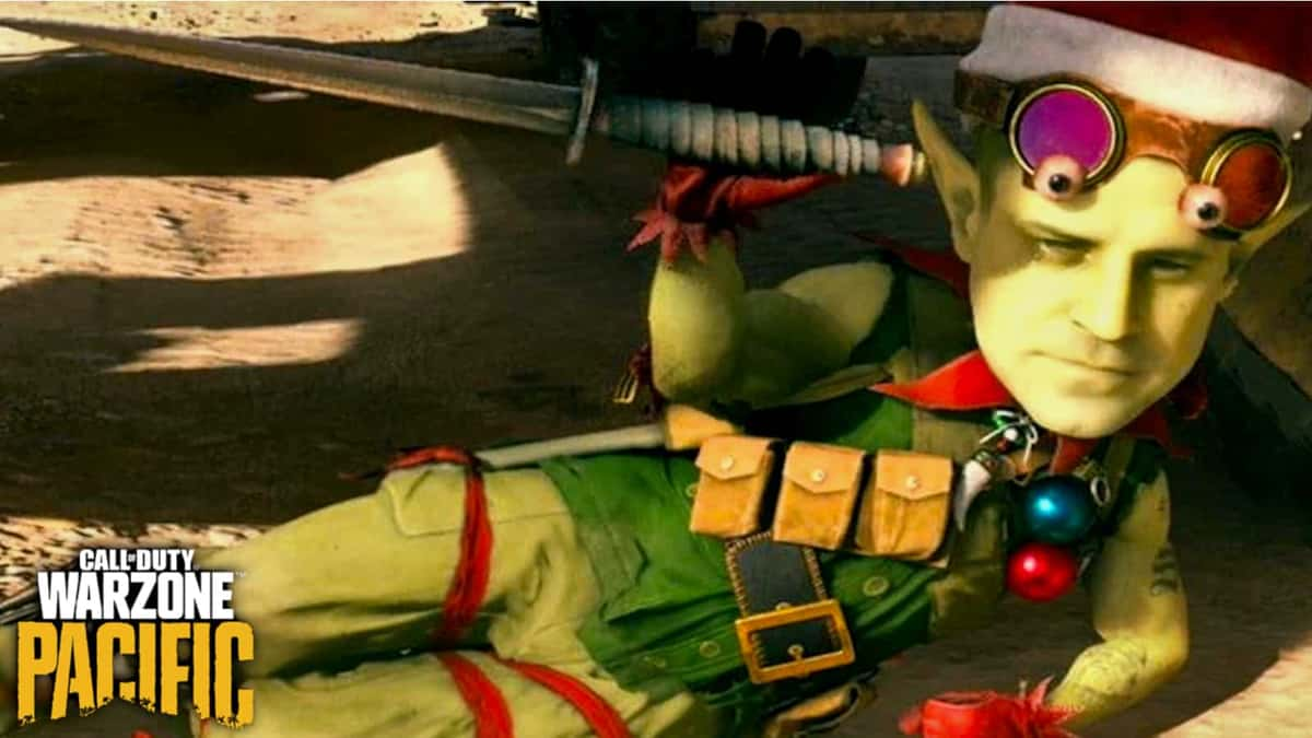 call of duty warzone pacific holiday festive fervor elf