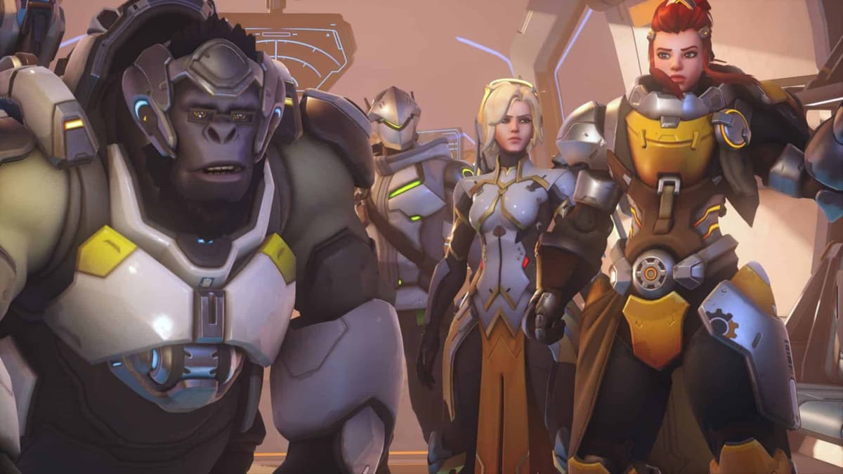 overwatch 2 winston brigitte mercy and genji