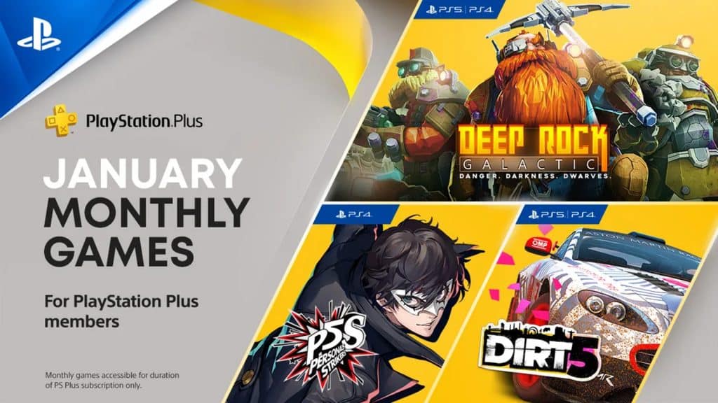 Jan 22 free psn games