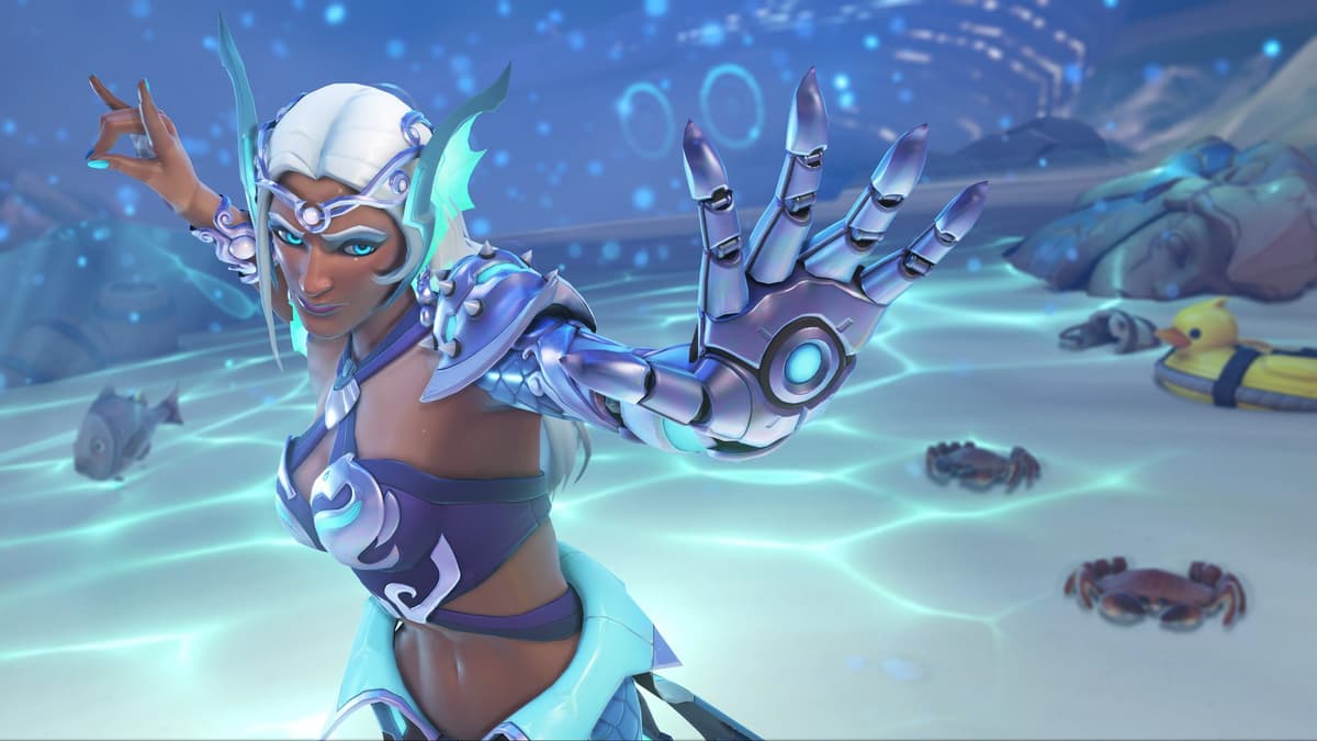 overwatch mermaid symmetra summer games skin