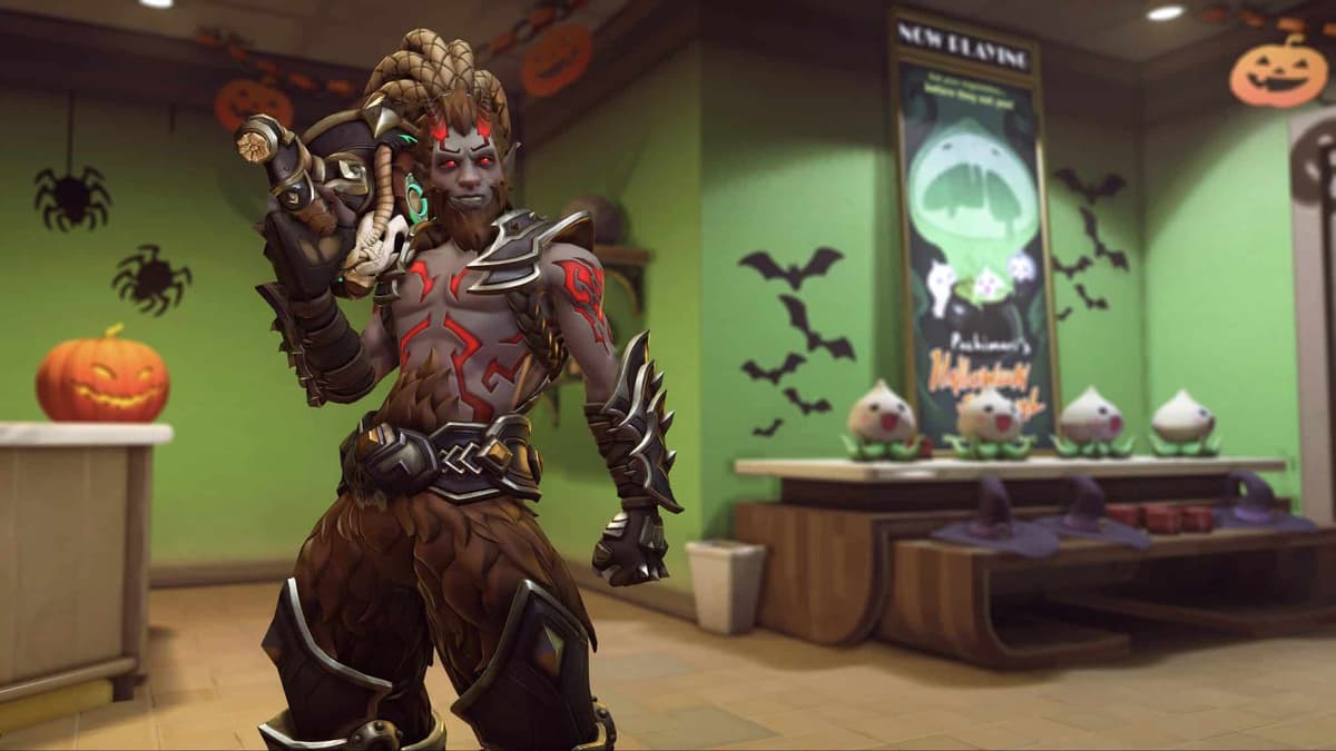 overwatch satyr lucio halloween terror skin 2021