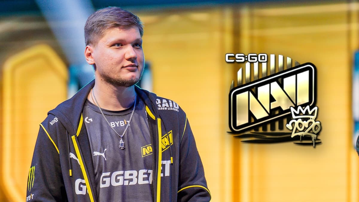 s1mple with NAVI ESL One Rio sticker