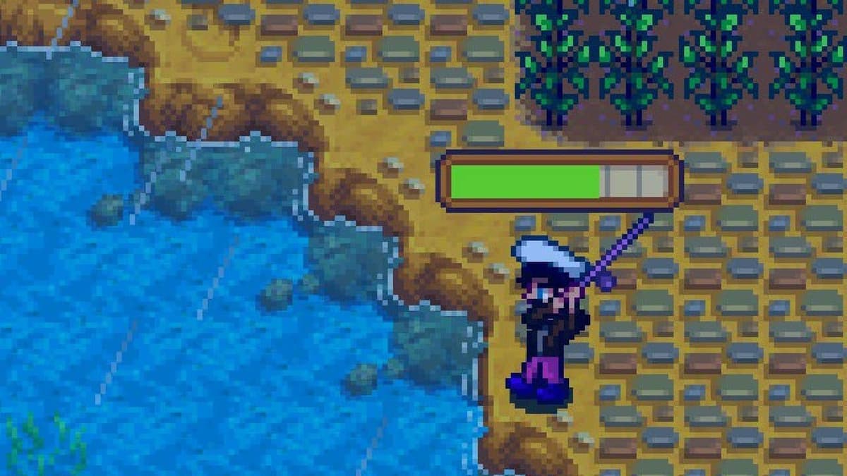 Fishing in Stardew Valley