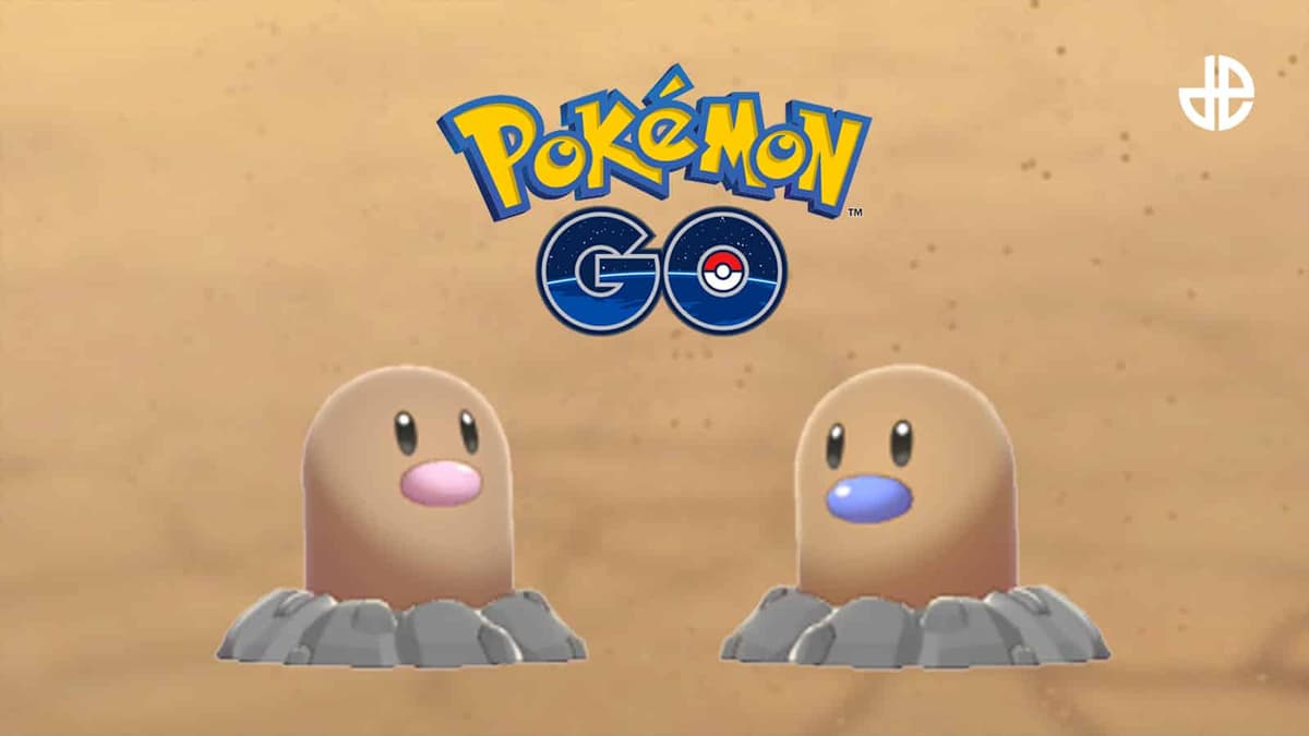 Shiny Diglett appearing in the Pokemon Go Spotlight Hour