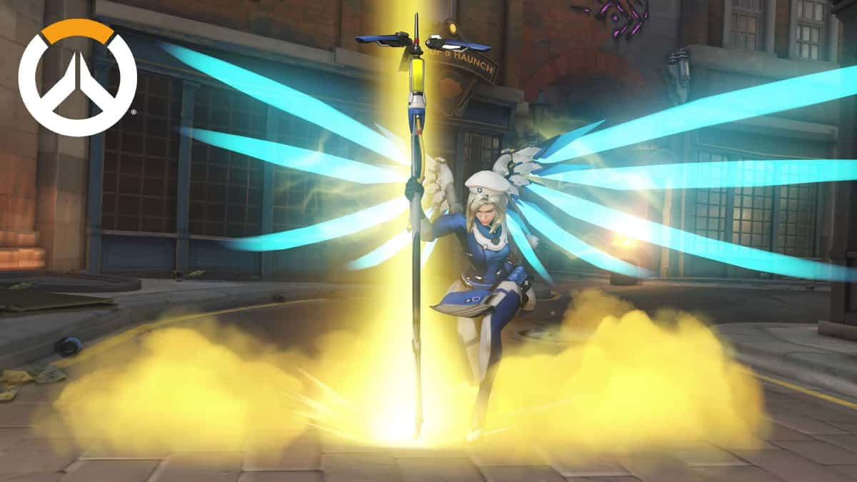 overwatch mercy using resurrect on king's row