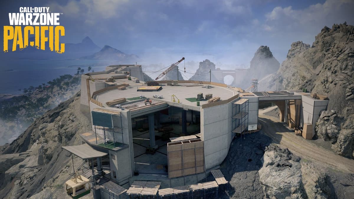 call of duty warzone pacific peak map caldera