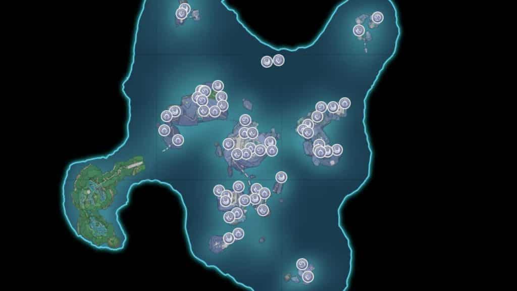 Genshin Impact Enkanomiya map