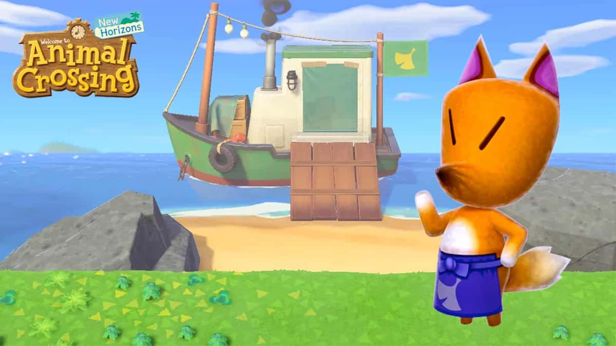 Jolly Redd's fake art in Animal Crossing New Horizons (ACNH)