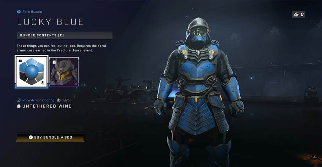 halo infinite yoroi lucky blue bundle