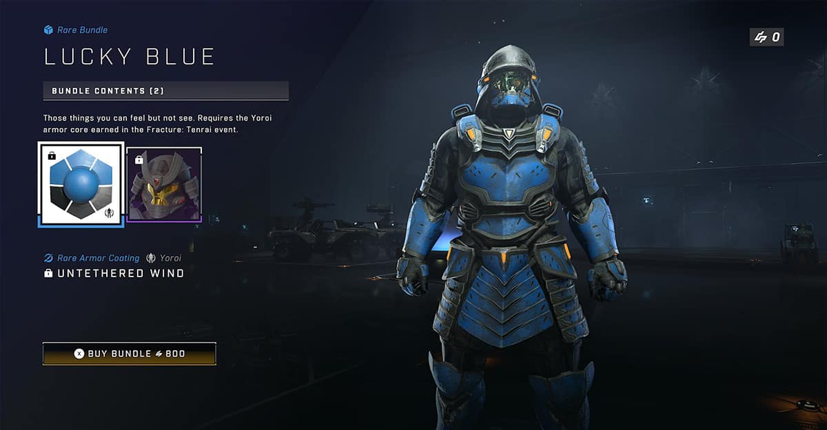 halo infinite yoroi lucky blue bundle