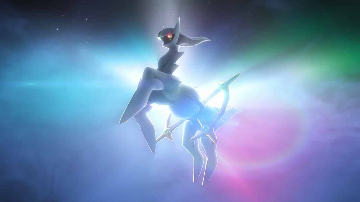 Sinnoh Mythical Arceus in Pokemon Legends Arceus trailer