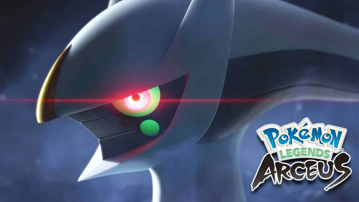 Sinnoh Mythical Pokemon Arceus from Pokemon Legends Arceus trailer