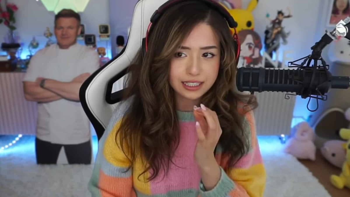 Pokimane talks on Twitch stream.