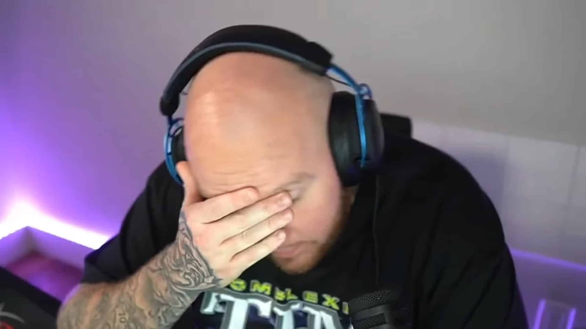 TimTheTatman disappointed on stream.