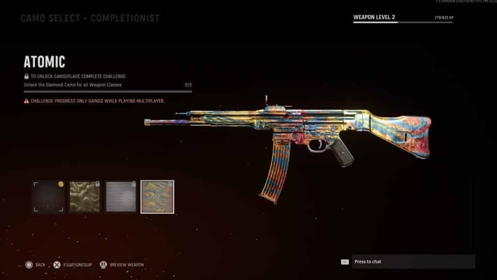 atomic camo in cod vanguard