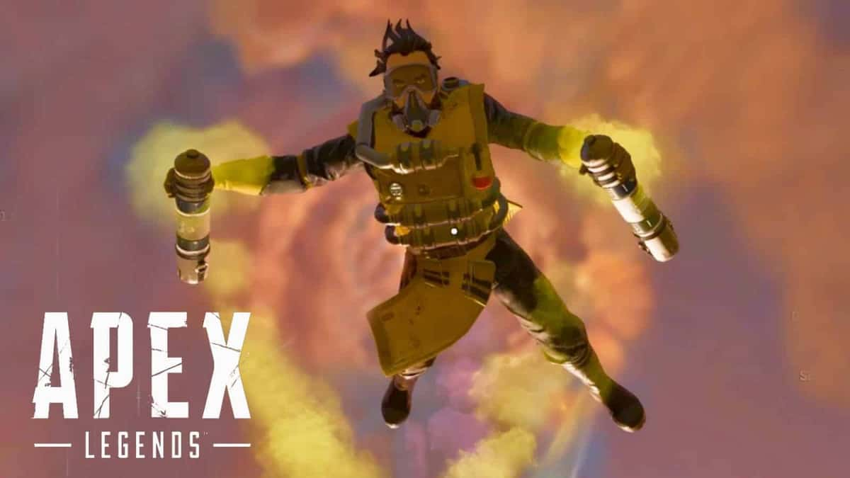 Skydive Caustic Apex Legends