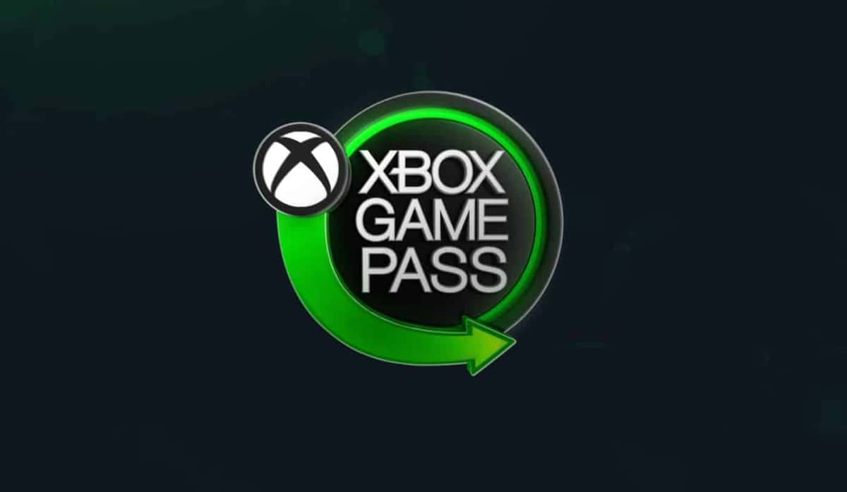 xbox game pass logo on a black background