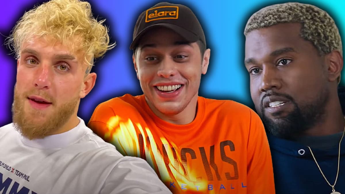 Jake Paul threatens to slap pete davidson kim and kanye drama