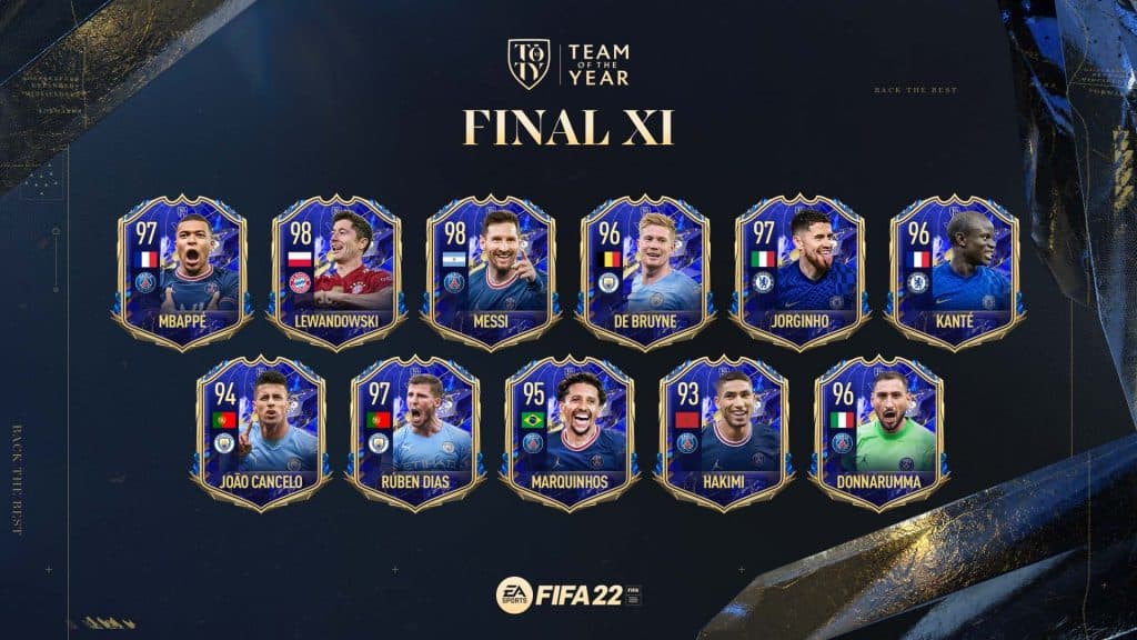 FIFA 22 Team of the Year