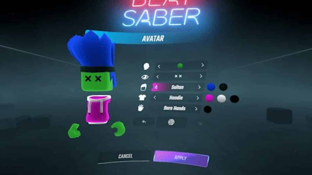 Beat saber avater