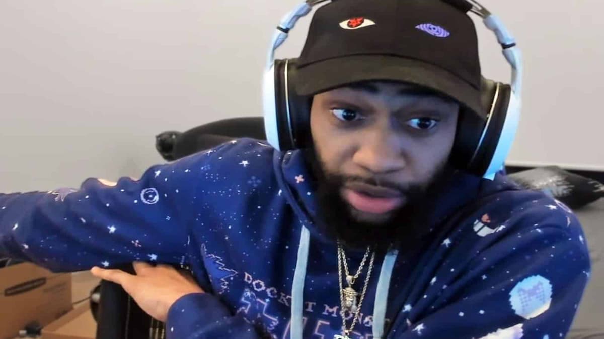 Daequan on his Twitch stream.