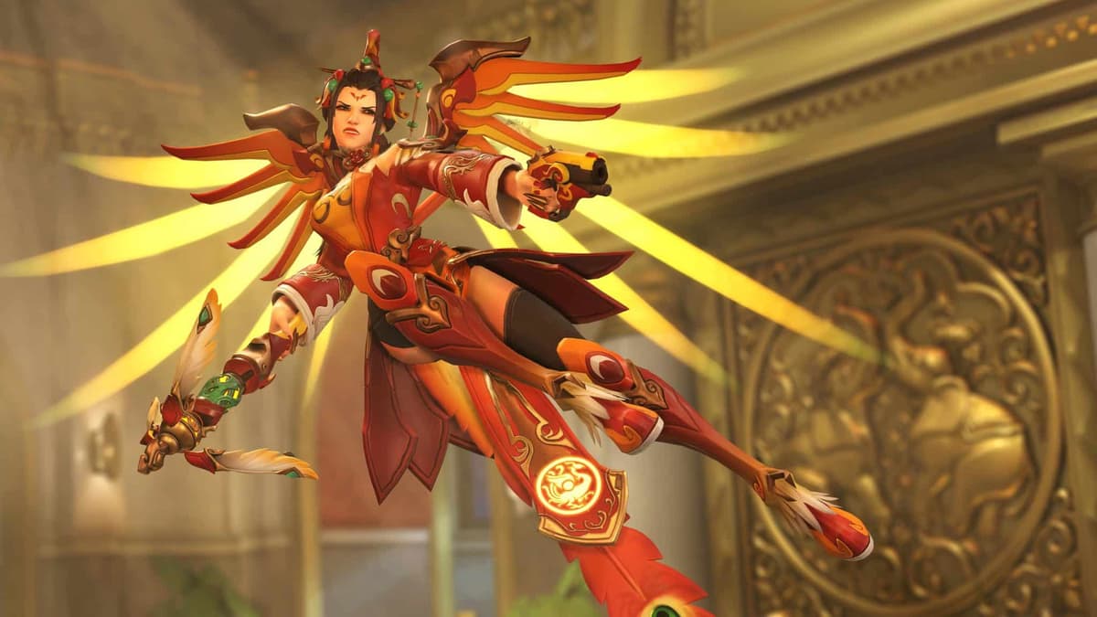 overwatch zhuque mercy lunar new year skin