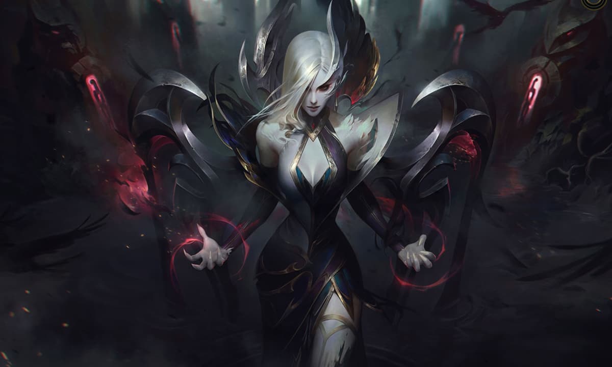 league of legends lol coven morgana skin