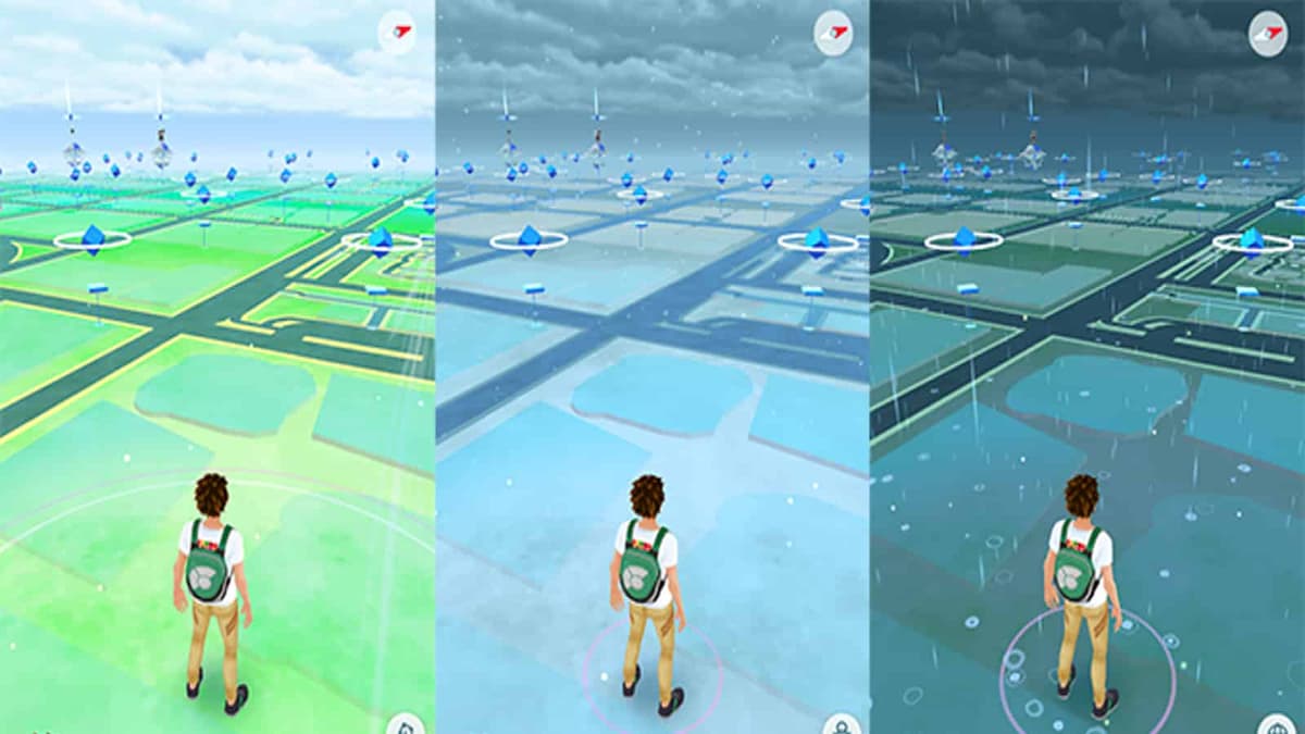 Pokemon Go inclement weather bonuses