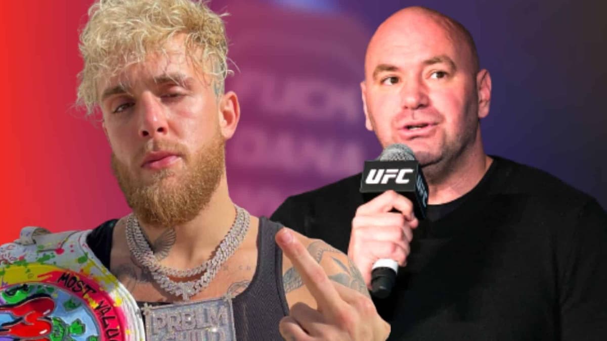 jake paul and dana white from ufc