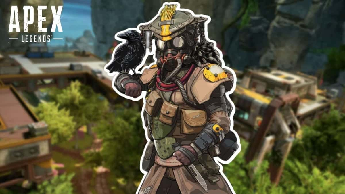 Bloodhound standing in Checkpoint POI Apex Legends