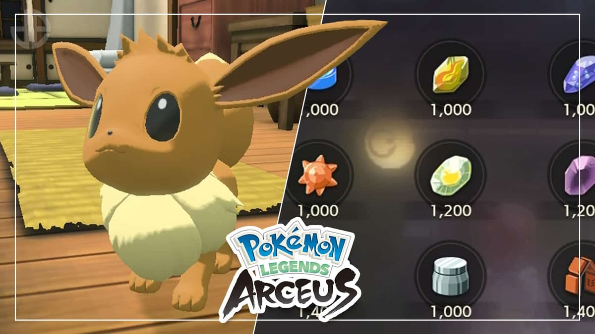 evolution stones in pokemon legends arceus