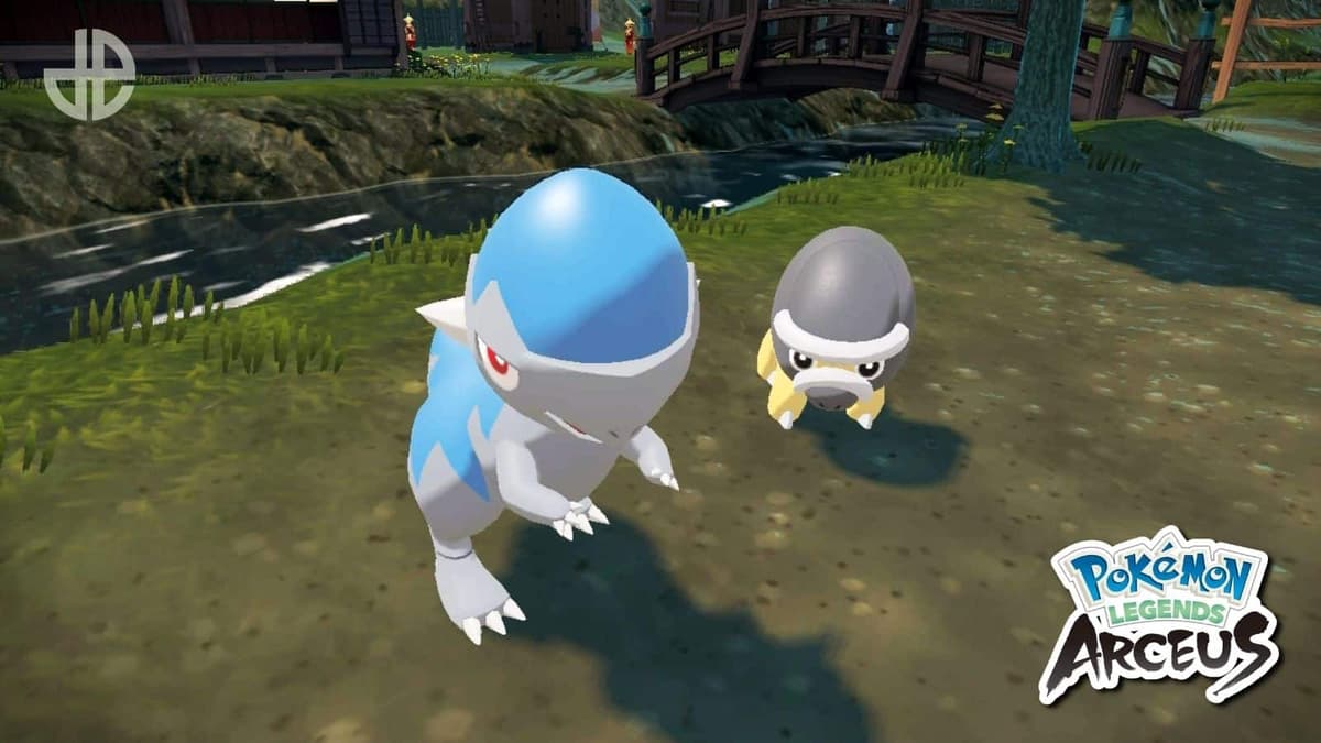 Pokemon Legends Arceus Fossil Pokemon Cranidos and Shieldon.