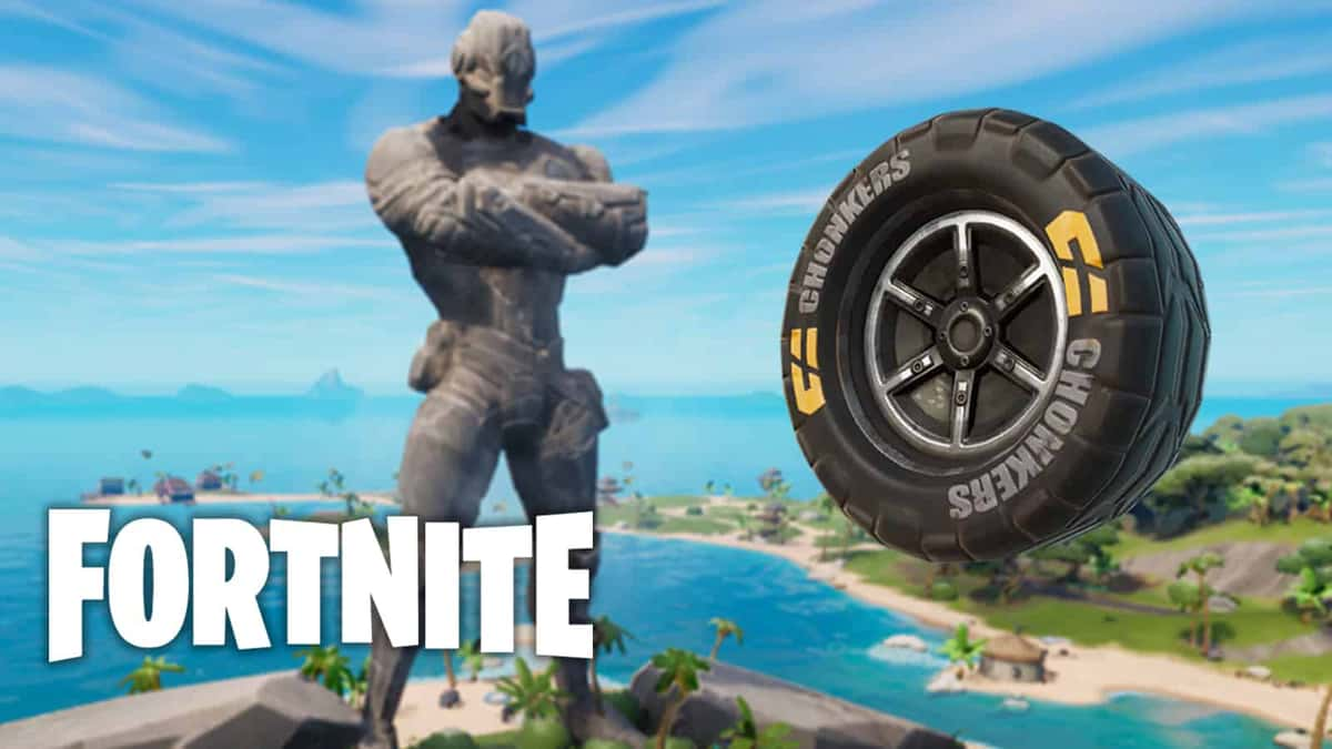 fortnite might monument foundation tires