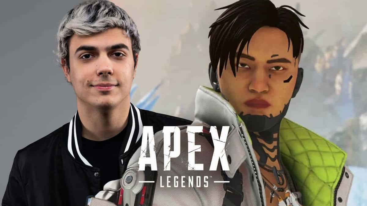 TSM pro ImperialHal next to Crypto in Apex Legends